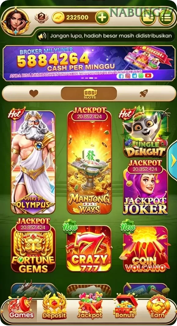 Cuplikan layar 666J — aktivitas